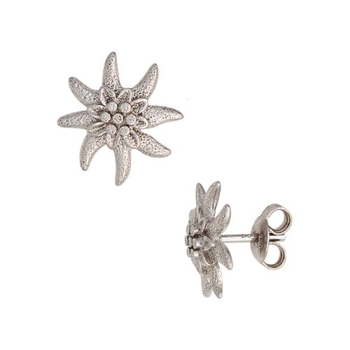 4061861071802 - Paar Ohrstecker JOBO Edelweiß Ohrringe Gr Silber 925 (Sterlingsilber) silberfarben (silber 925) Damen 925 Silber 4061861071802 - Paar Ohrstecker JOBO Edelweiß Ohrringe Gr Silber 925 (Sterlingsilber) silberfarben (silber 925) Damen 925 Silber