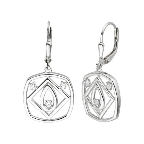 4061861146241 - Paar Ohrhänger JOBO Ohrringe Gr Silber 925 (Sterlingsilber) silberfarben (silber 925 weiß) Damen 925 Silber mit 6 Zirkonia 4061861146241 - Paar Ohrhänger JOBO Ohrringe Gr Silber 925 (Sterlingsilber) silberfarben (silber 925 weiß) Damen 925 Silber mit 6 Zirkonia