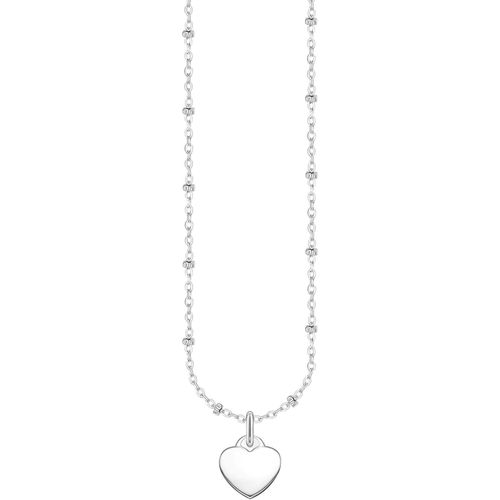 4051245592597 - Kette mit Anhänger THOMAS SABO Schmuck Silber 925 Halskette Herz KE2287-001-21-L45v Halsketten Gr 45 Silber 925 (Sterlingsilber) Länge 45 cm Breite 16 mm silberfarben Damen