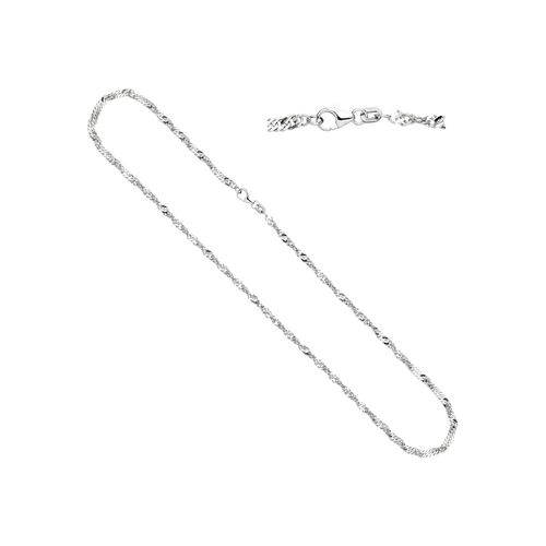4061861076302 - Silberkette JOBO Halsketten Gr Silber 925 (Sterlingsilber) Länge 45 cm silberfarben (silber 925) Damen Singapurkette 925 Silber 45 cm 29 mm 4061861076302 - Silberkette JOBO Halsketten Gr Silber 925 (Sterlingsilber) Länge 45 cm silberfarben (silber 925) Damen Singapurkette 925 Silber 45 cm 29 mm