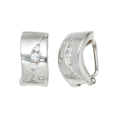 4061861085373 - Paar Ohrclips JOBO Ohrringe Gr Silber 925 (Sterlingsilber) silberfarben (silber 925) Damen Ohrclips 925 Silber mit Zirkonia 4061861085373 - Paar Ohrclips JOBO Ohrringe Gr Silber 925 (Sterlingsilber) silberfarben (silber 925) Damen Ohrclips 925 Silber mit Zirkonia