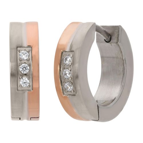 9008005300485 - Paar Ohrstecker Ohrringe Ohrringe Gr Titan rosegold (roségoldfarben) Damen Ohrstecker