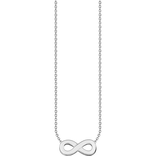 4051245582024 - Kette mit Anhänger THOMAS SABO Infinity-Anhänger KE2221-001-21-L45V KE2221-413-39-L45V Halsketten Gr 45 Silber 925 (Sterlingsilber) silberfarben Damen Ketten mit Anhänger