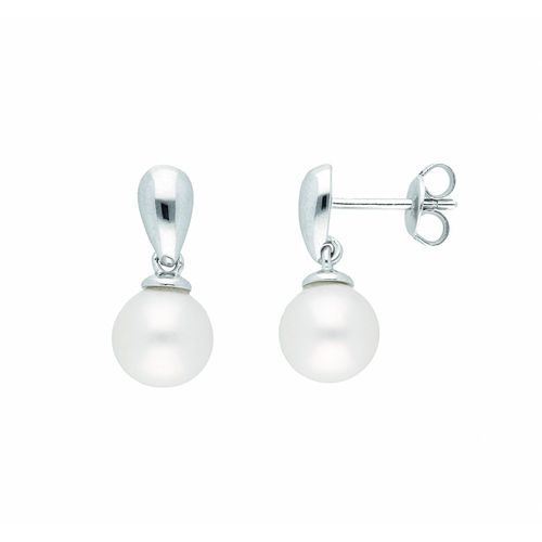 4065633622360 - Paar Ohrhänger ADELIA´S 1 925 Silber Ohrringe   mit Süßwasser Zuchtperle Gr Damen Silber 925 (Sterlingsilber) silberfarben (silber) Damen Ohrhänger mit Süßwasser Zuchtperle Silberschmuck für