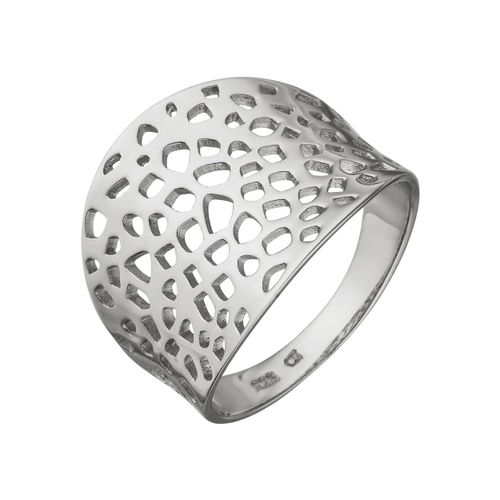 4061861135252 - Fingerring JOBO Fingerringe Gr 52 Silber 925 (Sterlingsilber) silberfarben (silber 925) Damen breit 925 Silber