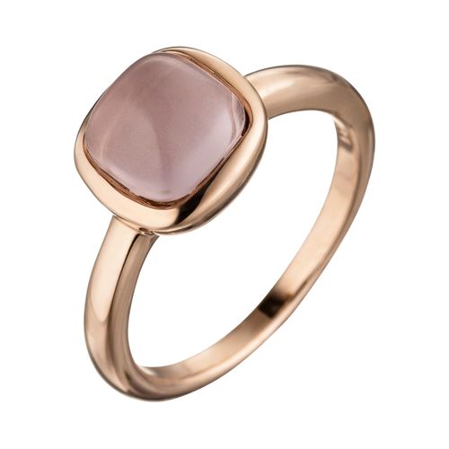 4061861067256 - Fingerring JOBO Fingerringe Gr 52 Silber 925 (Sterlingsilber) rosegold (roségoldfarben) Damen Fingerringe 925 Silber roségold vergoldet mit Glasstein