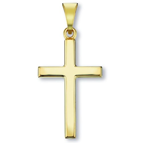 4067551938936 - Ketten-Anhänger Kreuz Anhänger aus 333 Gelbgold Schmuckanhänger Gr Gelbgold 333 goldfarben (gold) Damen Anhänger Gold Schmuck