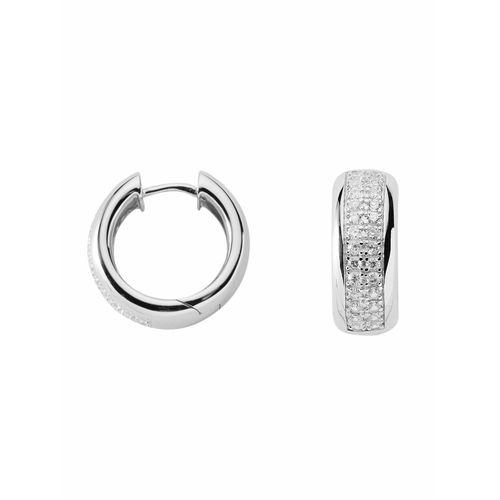 4059468479473 - Paar Ohrhänger ADELIA´S 925 Silber Ohrringe Creolen mit Zirkonia Ø 192 mm Gr Damen Silber 925 (Sterlingsilber) silberfarben (silber) Damen Ohrhänger mit Zirkonia Silberschmuck für