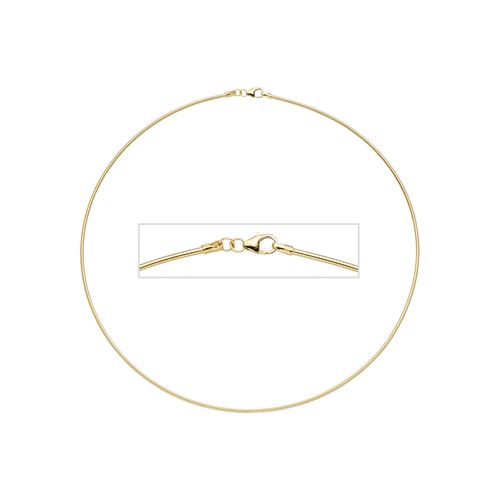 4061861075923 - Halsreif JOBO Halsketten Gr Silber 925 (Sterlingsilber) Länge 45 cm goldfarben Damen Halsketten 925 Silber vergoldet 45 cm 15 mm 4061861075923 - Halsreif JOBO Halsketten Gr Silber 925 (Sterlingsilber) Länge 45 cm goldfarben Damen Halsketten 925 Silber vergoldet 45 cm 15 mm