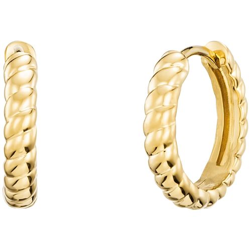 9120120096385 - Paar Creolen JULIE JULSEN 925 - Sterling Silber vergoldet 15mm Ohrringe Gr ONE-SIZE Silber 925 (Sterlingsilber) goldfarben (gold) Damen 9120120096385 - Paar Creolen JULIE JULSEN 925 - Sterling Silber vergoldet 15mm Ohrringe Gr ONE-SIZE Silber 925 (Sterlingsilber) goldfarben (gold) Damen