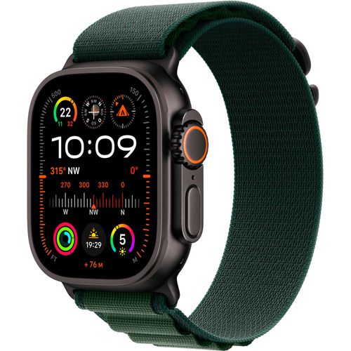 0195949583988 - Smartwatch APPLE Watch Ultra 2 (2024) GPS + Cellular Smartwatches Gr 49 mm Cellular M Alpine Loop schwarz Bestseller