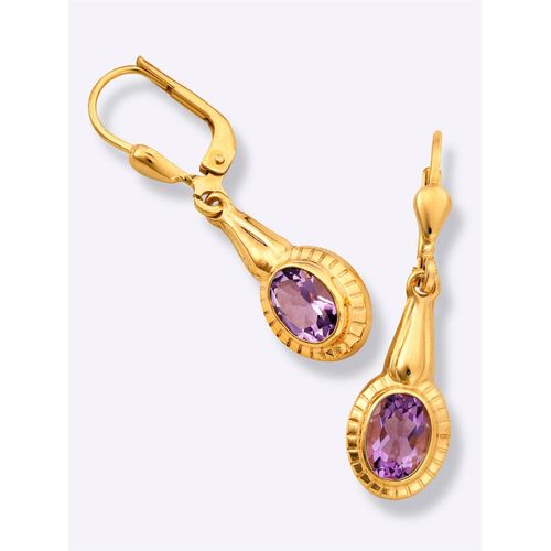 4102760006042 - Paar Ohrhänger LADY Ohrringe Gr Amethyst ct goldfarben (gelbgold 375) Damen