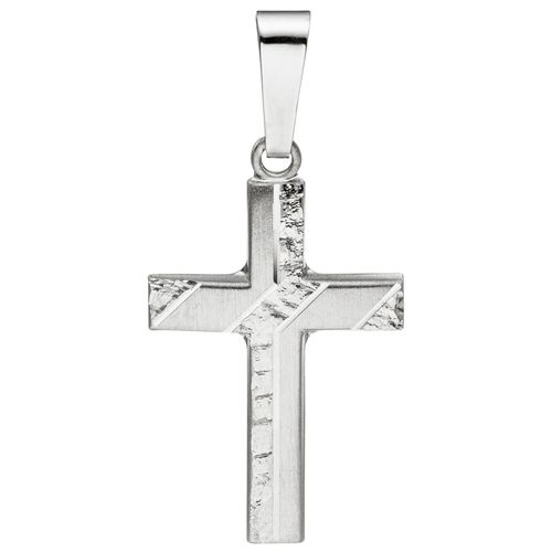 4061861070386 - Kreuz-Anhänger JOBO Anhänger Kreuz Schmuckanhänger Gr Silber 925 (Sterlingsilber) silberfarben (silber 925) Damen Anhänger 925 Silber 4061861070386 - Kreuz-Anhänger JOBO Anhänger Kreuz Schmuckanhänger Gr Silber 925 (Sterlingsilber) silberfarben (silber 925) Damen Anhänger 925 Silber