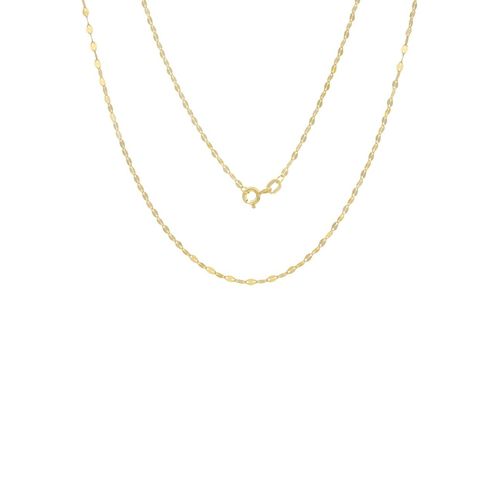 9008005392428 - Kette ohne Anhänger FIRETTI Schmuck Geschenk Gold 750 Halsschmuck Halskette Goldkette Plättchen Halsketten Gr 45 Gelbgold 750 Länge 45 cm Breite 185 mm goldfarben (gelbgoldfarben) Damen 9008005392428 - Kette ohne Anhänger FIRETTI Schmuck Geschenk Gold 750 Halsschmuck Halskette Goldkette Plättchen Halsketten Gr 45 Gelbgold 750 Länge 45 cm Breite 185 mm goldfarben (gelbgoldfarben) Damen