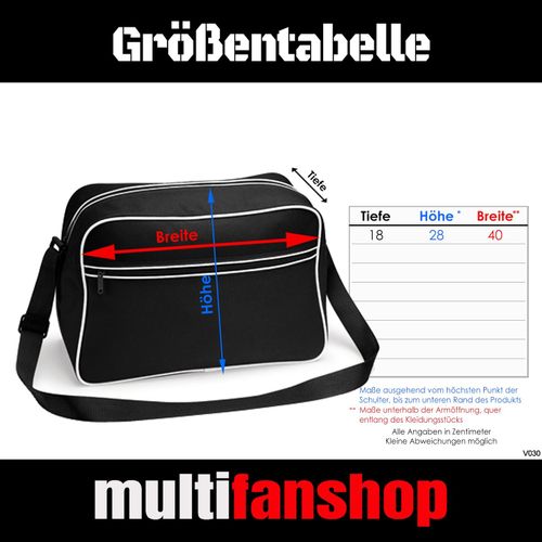 4068859489281 - multifanshop Retrotasche - Bayern - Textmarker - Druck weiß - Tasche 4068859489281 - multifanshop Retrotasche - Bayern - Textmarker - Druck weiß - Tasche