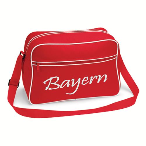 4068859157081 - multifanshop Retrotasche - Bayern - Schriftzug - Druck weiß - Tasche 4068859157081 - multifanshop Retrotasche - Bayern - Schriftzug - Druck weiß - Tasche