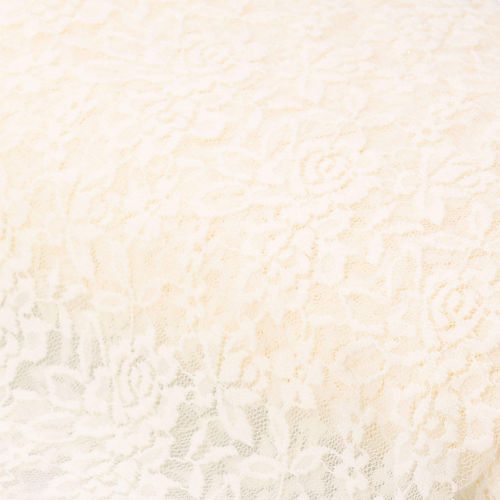4058896306702 - Elastischer Spitzenstoff Ella ecru