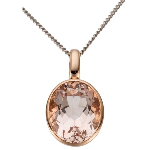 4041633002609 - Ketten-Anhänger FIRETTI Schmuck Geschenk Gold 585 Halsschmuck Anhänger für Halskette Schmuckanhänger Gr Rotgold 585 185 g rosegold (roségoldfarben rosa rosa) Damen mit Morganit Bestseller