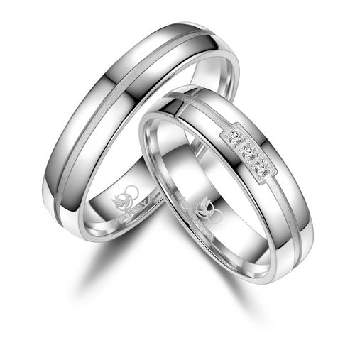 4069415267817 - Partnerring MARRYA MARRYA Silber Ringe Trauringe Eheringe Partnerringe Fingerringe Gr 48 Silber 925 (Sterlingsilber) silberfarben (damen ring silber) Damen