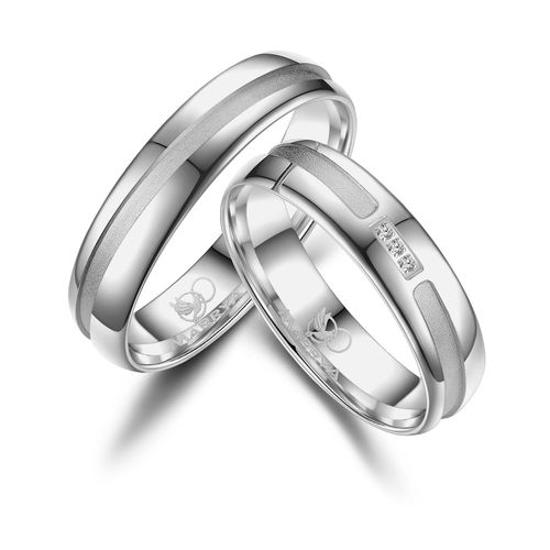 4069415267039 - Partnerring MARRYA MARRYA Silber Ringe Trauringe Eheringe Partnerringe Fingerringe Gr 48 Silber 925 (Sterlingsilber) silberfarben (damen ring silber) Damen