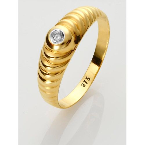 4102760000996 - Fingerring LADY Fingerringe Gr 16 Metall-Metall goldfarben (gelbgold 375) Damen Fingerringe