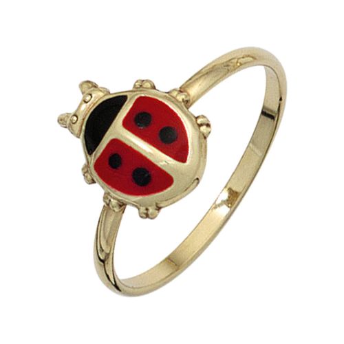 4061861055697 - Fingerring JOBO Marienkäfer Fingerringe Gr Gelbgold 333 goldfarben (gelbgold 333) Damen Fingerringe 333 Gold 4061861055697 - Fingerring JOBO Marienkäfer Fingerringe Gr Gelbgold 333 goldfarben (gelbgold 333) Damen Fingerringe 333 Gold