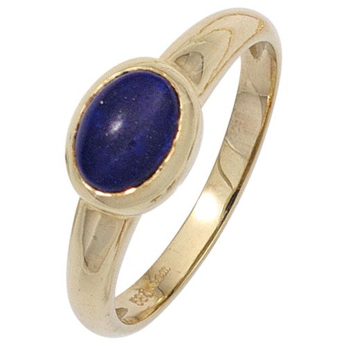 4061861038829 - Goldring JOBO Fingerringe Gr 50 Gelbgold 585 gelb (gelbgold 585) Damen Fingerringe 585 Gold mit Lapislazuli 4061861038829 - Goldring JOBO Fingerringe Gr 50 Gelbgold 585 gelb (gelbgold 585) Damen Fingerringe 585 Gold mit Lapislazuli