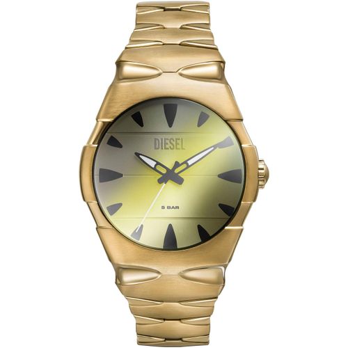 4064092290806 - Quarzuhr DIESEL D-SRUPTOR Armbanduhren goldfarben Herren Armbanduhr Herrenuhr Damenuhr Edelstahlarmband