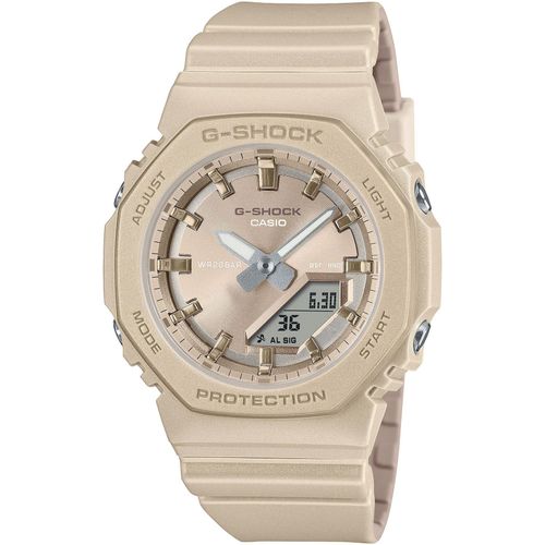 4549526383991 - Chronograph CASIO G-SHOCK Armbanduhren hellbraun Herren Quarzuhr Armbanduhr Damenuhr Herrenuhr Stoppfunktion Resinband