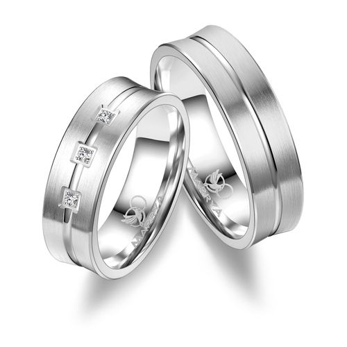 4069415332829 - Verlobungsring MARRYA MARRYA Silber Ringe Trauringe Eheringe Partnerringe Fingerringe Gr 48 Silber 925 (Sterlingsilber) silberfarben (damen ring silber) Damen