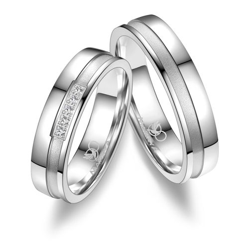 4069415333093 - Verlobungsring MARRYA MARRYA Silber Ringe Trauringe Eheringe Partnerringe Fingerringe Gr 48 Silber 925 (Sterlingsilber) silberfarben (herren ring silber) Damen