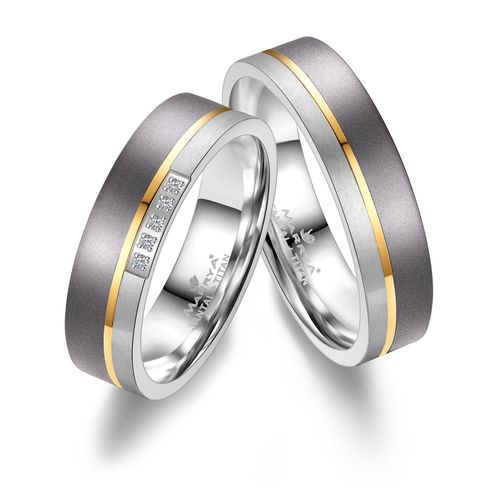 4069415302662 - Trauring MARRYA MARRYA Tantal Ringe Trauringe Eheringe Partnerringe Fingerringe Gr 48 Tantal silberfarben (damen ring silber gold) Damen 4069415302662 - Trauring MARRYA MARRYA Tantal Ringe Trauringe Eheringe Partnerringe Fingerringe Gr 48 Tantal silberfarben (damen ring silber gold) Damen