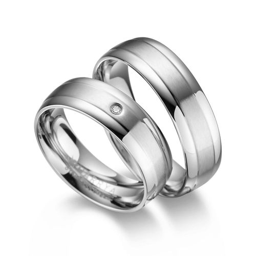 4069415284470 - Trauring MARRYA MARRYA Edelstahl Ringe Trauringe Eheringe Partnerringe Fingerringe Gr 48 Edelstahl silberfarben (herren ring silber) Damen 4069415284470 - Trauring MARRYA MARRYA Edelstahl Ringe Trauringe Eheringe Partnerringe Fingerringe Gr 48 Edelstahl silberfarben (herren ring silber) Damen