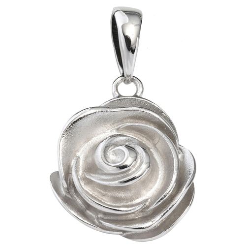4061861071918 - Blumen-Anhänger JOBO Anhänger Rose Schmuckanhänger Gr Silber 925 (Sterlingsilber) silberfarben (silber 925) Damen 925 Silber 4061861071918 - Blumen-Anhänger JOBO Anhänger Rose Schmuckanhänger Gr Silber 925 (Sterlingsilber) silberfarben (silber 925) Damen 925 Silber