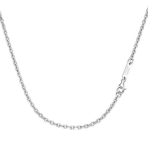 4007810168612 - Silberkette GIORGIO MARTELLO MILANO Ankerkette diamantiert massiv Silber 925 Halsketten Gr 50 cm Silber 925 (Sterlingsilber) silberfarben (silber) Damen Silberketten