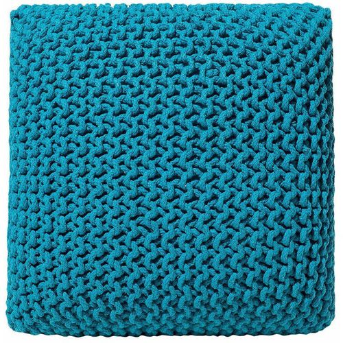 4260602370246 - Pouf Seeblau Baumwolle Rechteckig Modern Minimalismus