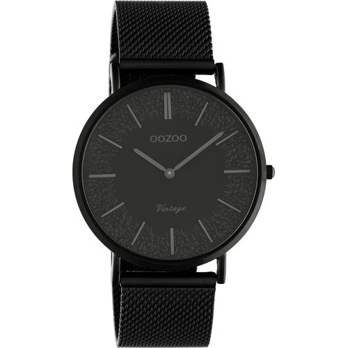 8719929020601 - Quarzuhr OOZOO C20144 Armbanduhren schwarz Damen Quarzuhren Armbanduhr Damenuhr analog Milanaisearmband 8719929020601 - Quarzuhr OOZOO C20144 Armbanduhren schwarz Damen Quarzuhren Armbanduhr Damenuhr analog Milanaisearmband