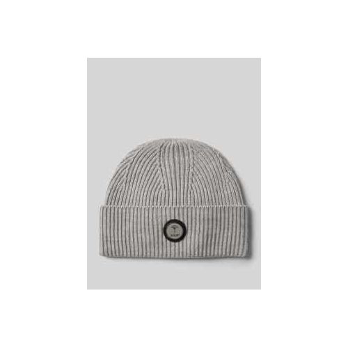 7621204570422 - Beanie mit Label-Badge Modell Feranto