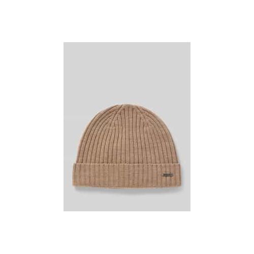 7616199609349 - Beanie aus Wolle mit Label-Detail Modell FRANCIS