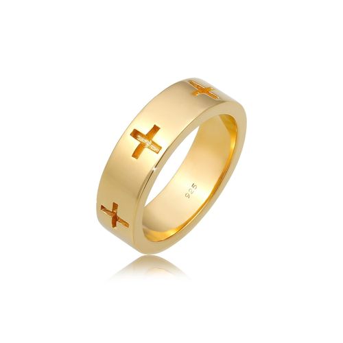 4050878592486 - Fingerring ELLI Kreuz Cut Out Bandring Religiös Glaube 925 Silber Fingerringe Gr 52 mm ohne Stein Silber 925 (Sterlingsilber) goldfarben (gold) Damen Fingerringe 4050878592486 - Fingerring ELLI Kreuz Cut Out Bandring Religiös Glaube 925 Silber Fingerringe Gr 52 mm ohne Stein Silber 925 (Sterlingsilber) goldfarben (gold) Damen Fingerringe