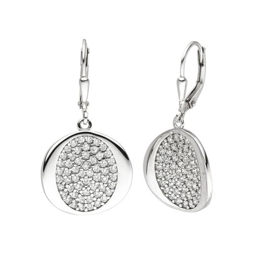 4061861146715 - Paar Ohrhänger JOBO Ohrringe Gr Silber 925 (Sterlingsilber) silberfarben (silber 925 weiß) Damen 925 Silber mit 110 Zirkonia 4061861146715 - Paar Ohrhänger JOBO Ohrringe Gr Silber 925 (Sterlingsilber) silberfarben (silber 925 weiß) Damen 925 Silber mit 110 Zirkonia