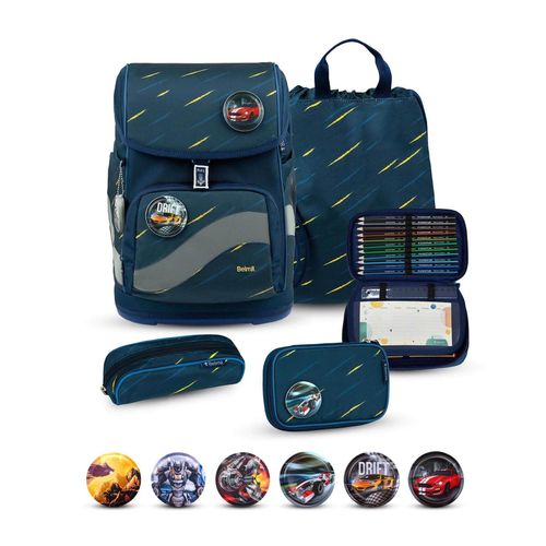 8605036863005 - Rucksack Smarty Plus Premium Schulranzen Set 5-teile Orion Blue Tasche