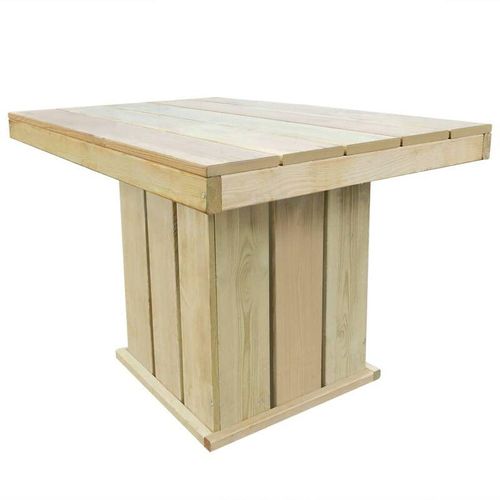 8718475711124 - Bonnevie - GartentischTerrassentisch 110x75x74 cm Imprägniertes Kiefernholz vidaXL