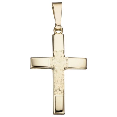 4061861027526 - Kreuz-Anhänger JOBO Anhänger Kreuz Schmuckanhänger Gr Gelbgold 585 gelb (gelbgold 585) Damen 585 Gold 4061861027526 - Kreuz-Anhänger JOBO Anhänger Kreuz Schmuckanhänger Gr Gelbgold 585 gelb (gelbgold 585) Damen 585 Gold