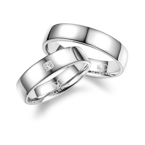 4069415295124 - Trauring MARRYA MARRYA Silber Ringe Trauringe Eheringe Partnerringe Fingerringe Gr 48 Silber 925 (Sterlingsilber) silberfarben (damen ring silber) Damen