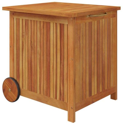 8720845693190 - Bonnevie - GartentruheGartenbox mit Rollen 60x50x58 cm Massivholz Akazie vidaXL