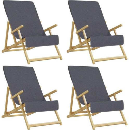 8720845407896 - Bonnevie - Strandtücher 4 Stk Anthrazit 60x135 cm Stoff 400 gsm vidaXL839931