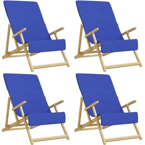 8720845407933 - Bonnevie - Strandtücher 4 Stk Königsblau 60x135 cm Stoff 400 gsm vidaXL179428