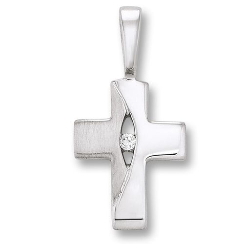 9145546193760 - Ketten-Anhänger Zirkonia Kreuz Anhänger aus 925 Silber Schmuckanhänger Gr Damen Silber 925 (Sterlingsilber) silberfarben (silber) Damen Silber Schmuck 9145546193760 - Ketten-Anhänger Zirkonia Kreuz Anhänger aus 925 Silber Schmuckanhänger Gr Damen Silber 925 (Sterlingsilber) silberfarben (silber) Damen Silber Schmuck