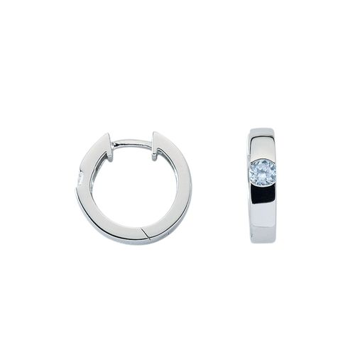 4067551398099 - Paar Ohrhänger ADELIA´S 925 Silber Ohrringe Creolen Ø 154 mm Gr Damen Silber 925 (Sterlingsilber) bunt Damen mit Zirkonia Silberschmuck für